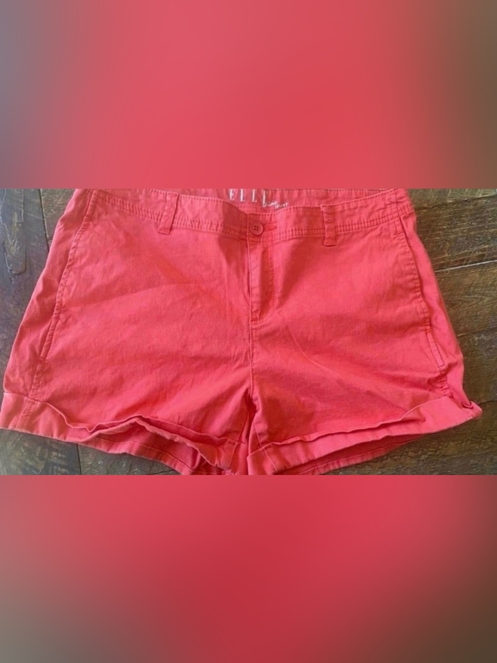 Women’s Coral Casual Cotton Shorts (Size 12)